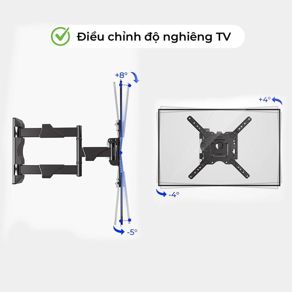 Giá Treo Tivi Xoay Nhập Khẩu NB-P4 32-55 inch - ảnh 7