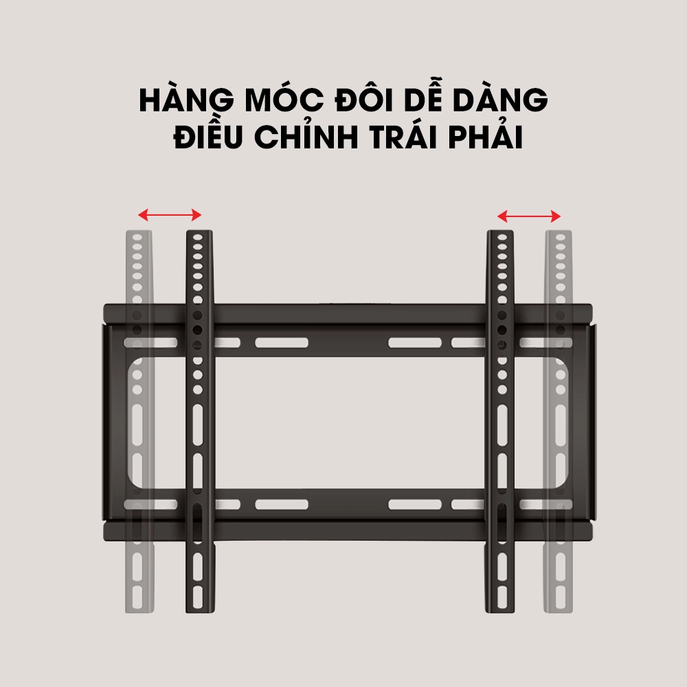 Giá Treo Tivi Phẳng Sát Tường DK75 50-75 inch - ảnh 8