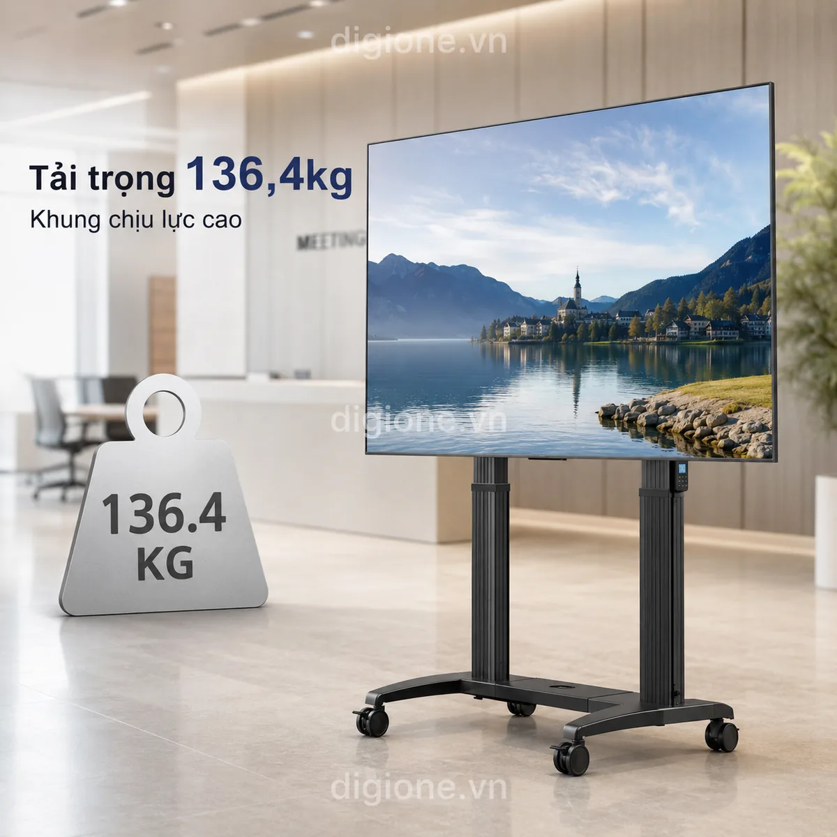 Giá Treo Tivi Di Động North Bayou NB T100 - 2 Motor TV 75-120 inch - ảnh 9
