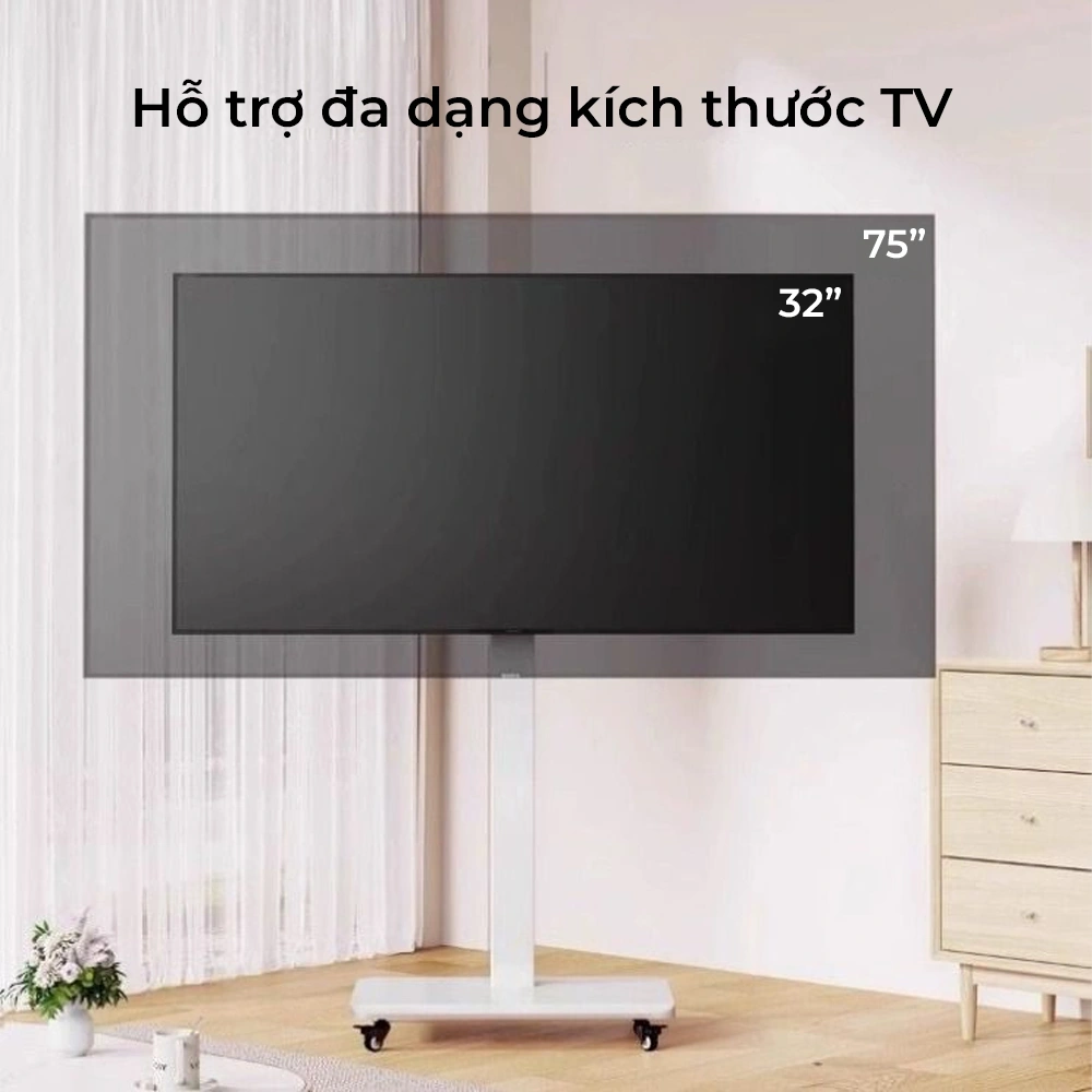Kệ Treo Di Động Gia Đình KD75 Tivi 32-75 inch - ảnh 3