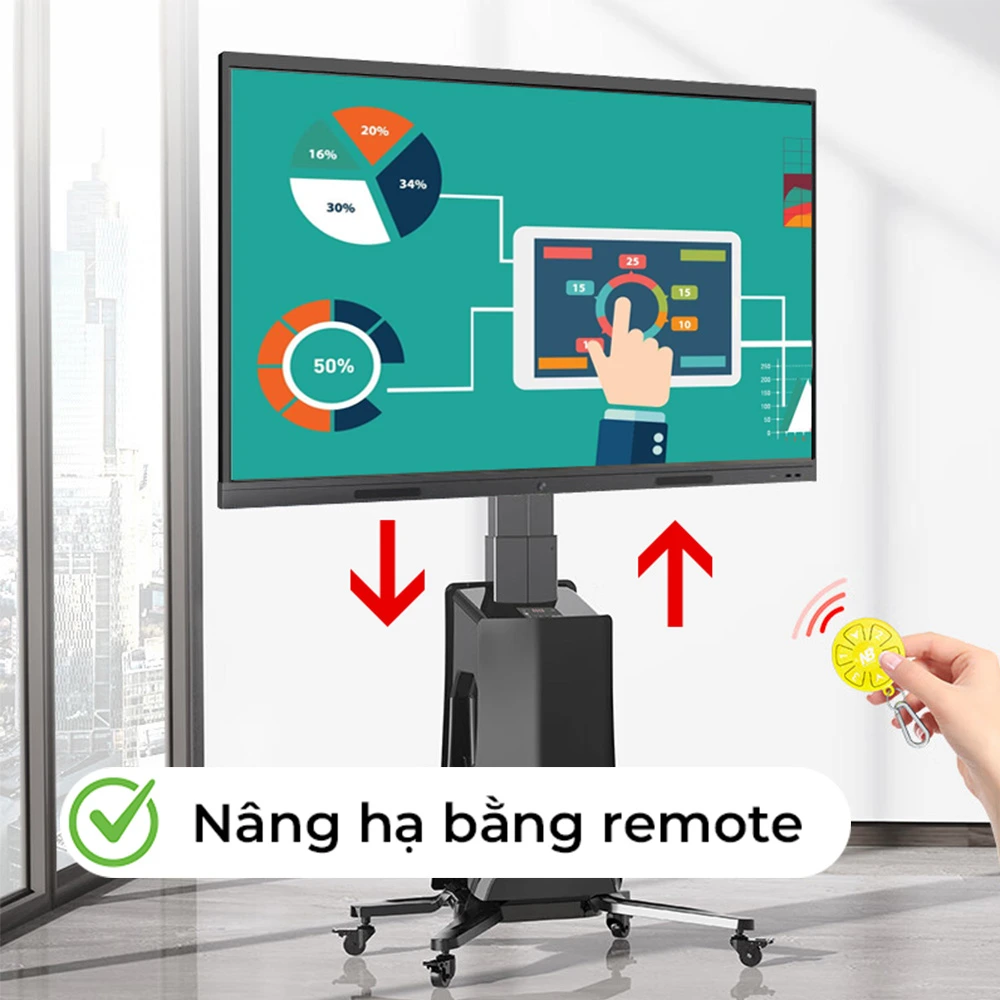 Giá Treo Tivi Di Động NB-TW85 55-85 inch - ảnh 4