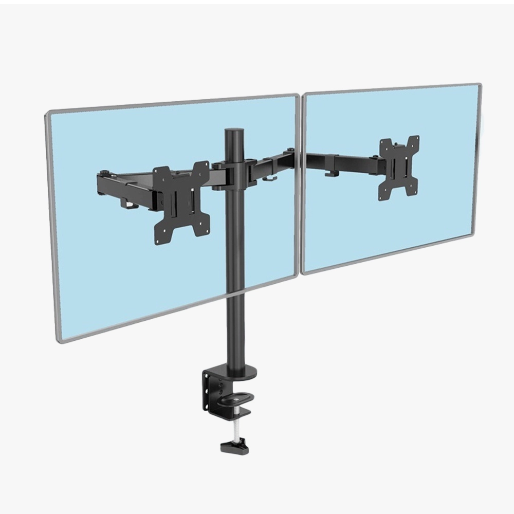Giá Treo 2 Màn Hình Kẹp Bàn M052 (17-27 inch) - ảnh 1