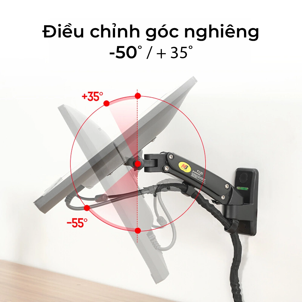 Giá Treo Màn Hình Xoay Đa Hướng NB-F120 (17-29 inch) - ảnh 7