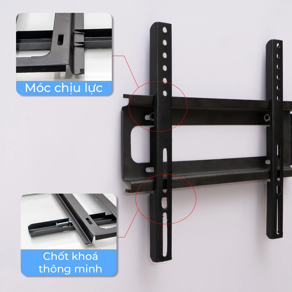 Giá Treo Tivi Thẳng Sát Tường DK50 32-55 inch - ảnh 8